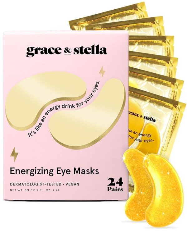 grace & stella Under Eye Mask - Valentines Day Gifts for Women - Reduce Dark Circles,