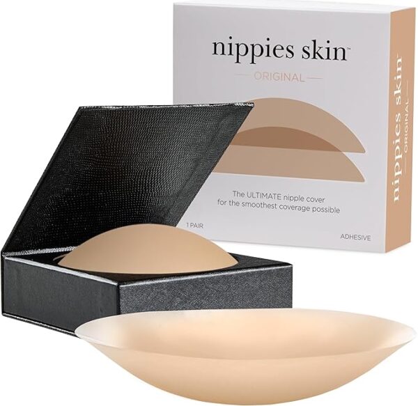 Nippies Nipple Cover - Sticky Adhesive Silicone Nipple Pasties - Reusable Pasty Nipple Covers