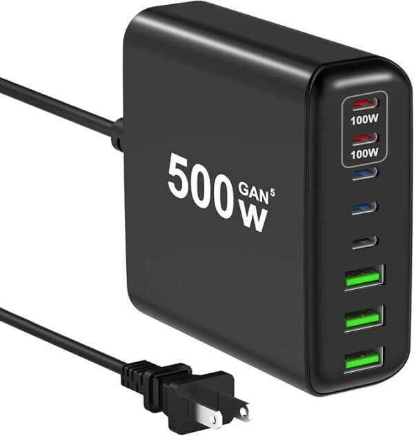 USB C Charger Block 500W